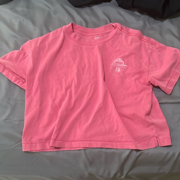 Gap Teen Smokey the Bear crop top size 12 - Picture 1 of 3